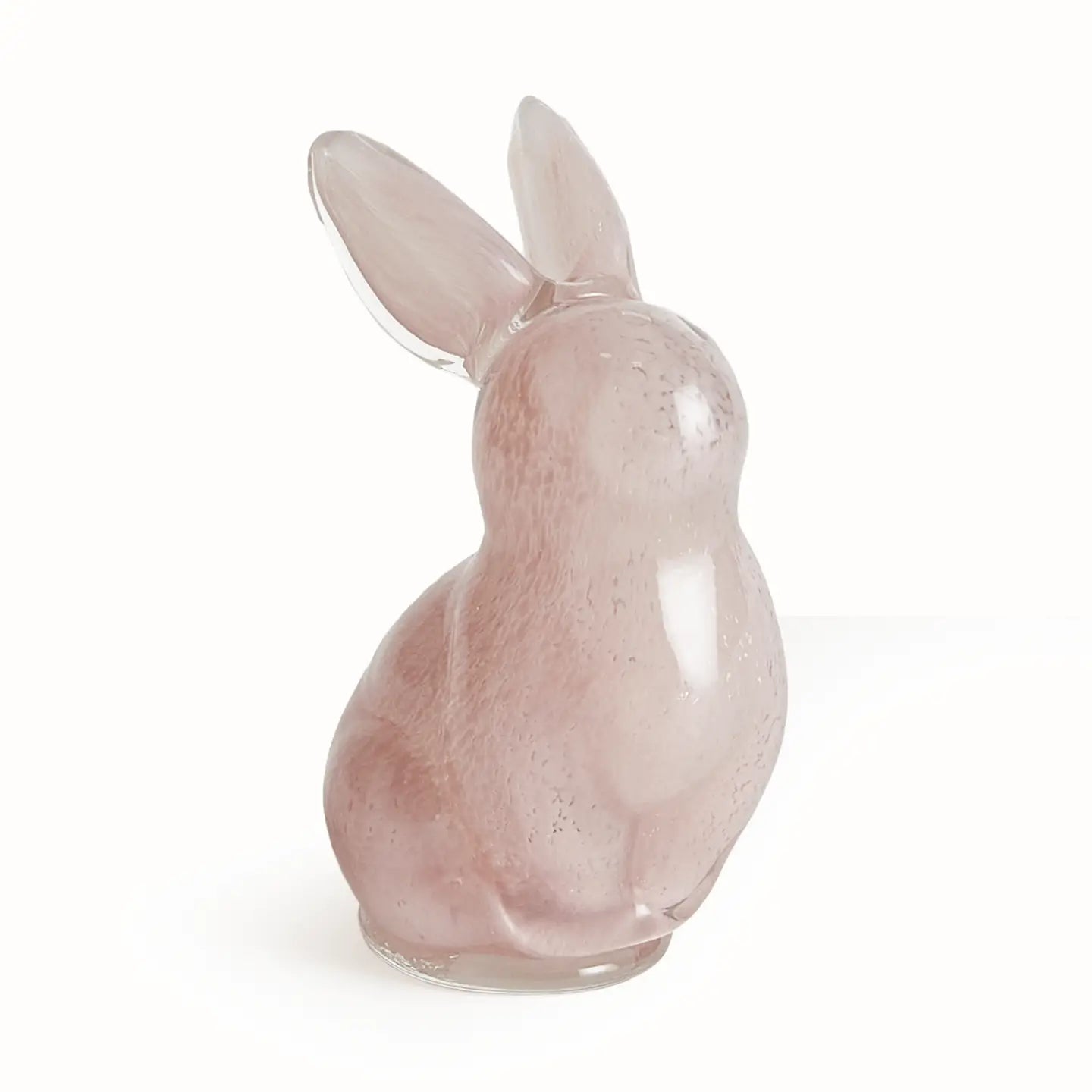 Pink Glass Bunny | Easter Decor