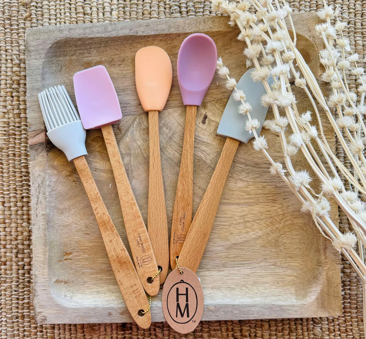 Mini Pastel Spatulas Set of 5 | Fun & Functional Kitchen Tools