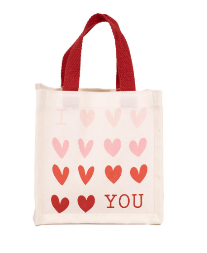 I Love You Petite Gift Tote | Charming & Gift-Ready Bag