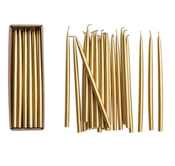 1/2" Skinny Tapers set of 24