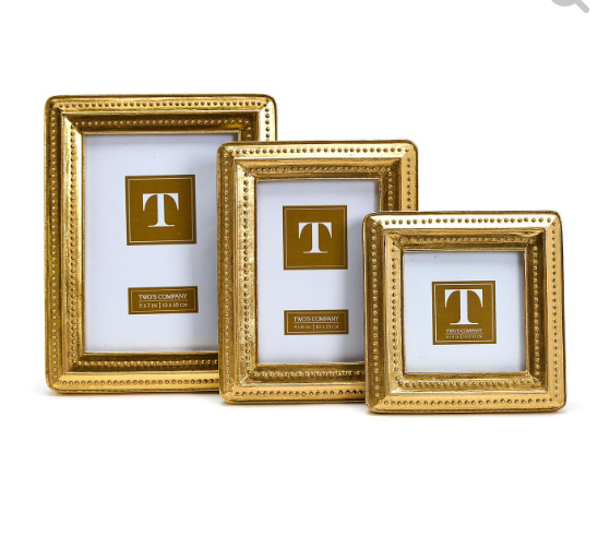 Gold Beaded Edge Frame