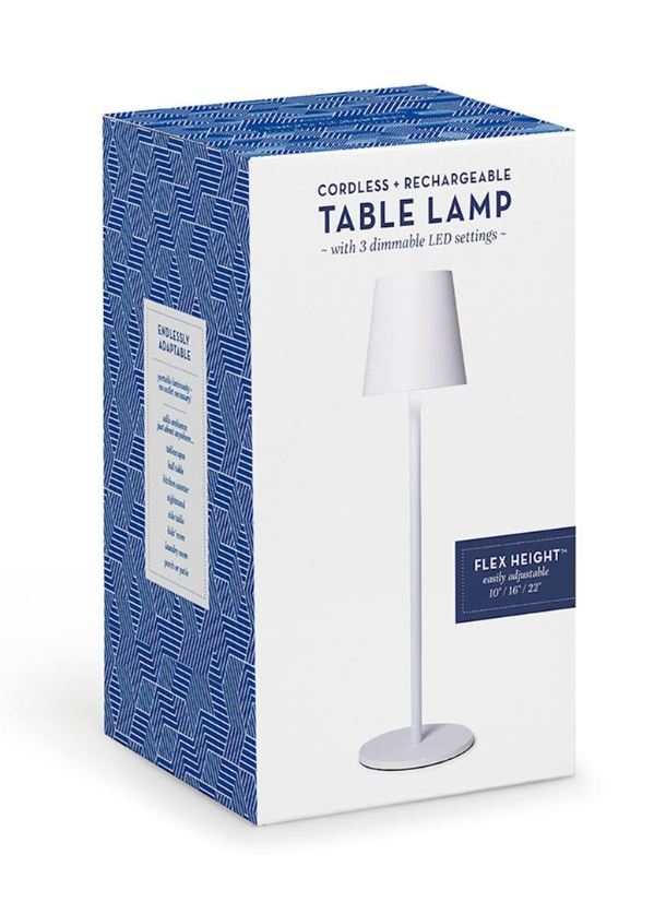 LED Portable cordless table lamp adjustable