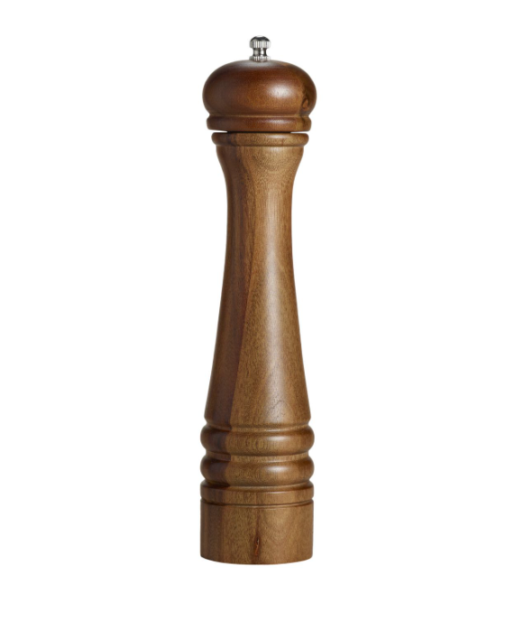 Acacia Wood Pepper Mill | Stylish & Functional Tabletop Accessory