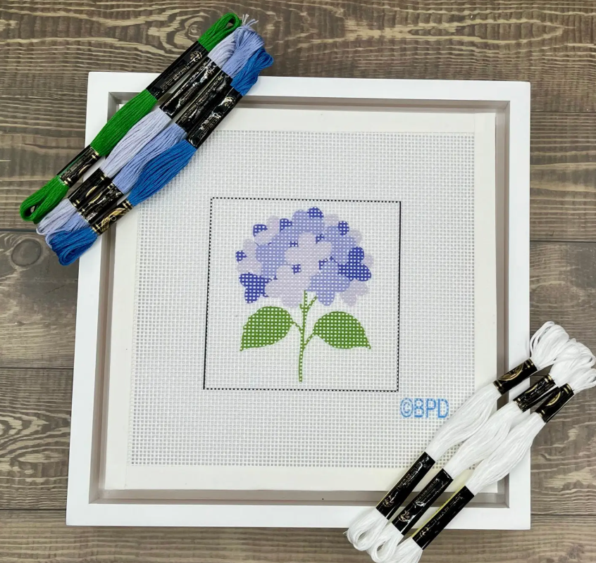 Hydrangea Needlepoint