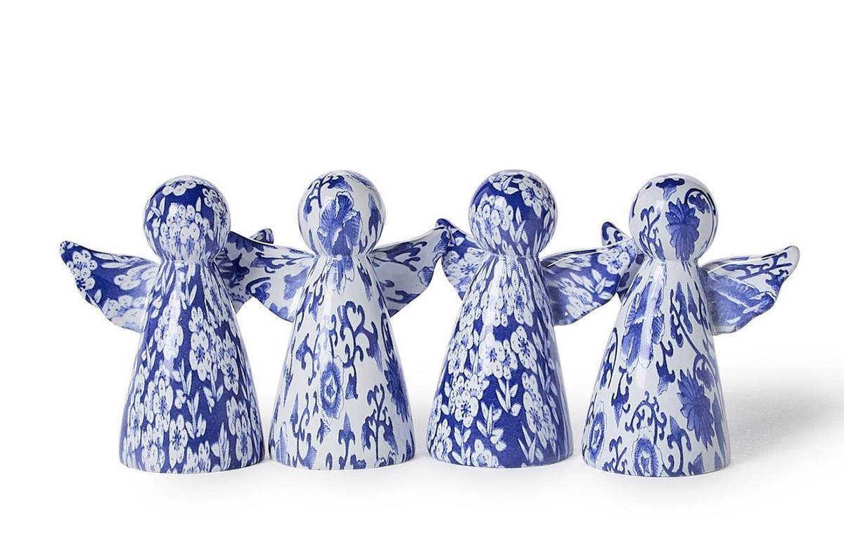 Blue and White Angel