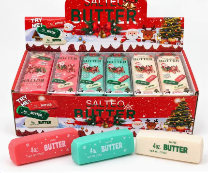 Christmas Crunchy Butter Bar Squishy