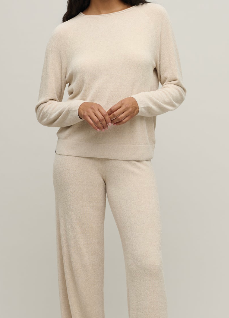 CozyChic Ultra Lite Jersey Pullover & Pant- Stone