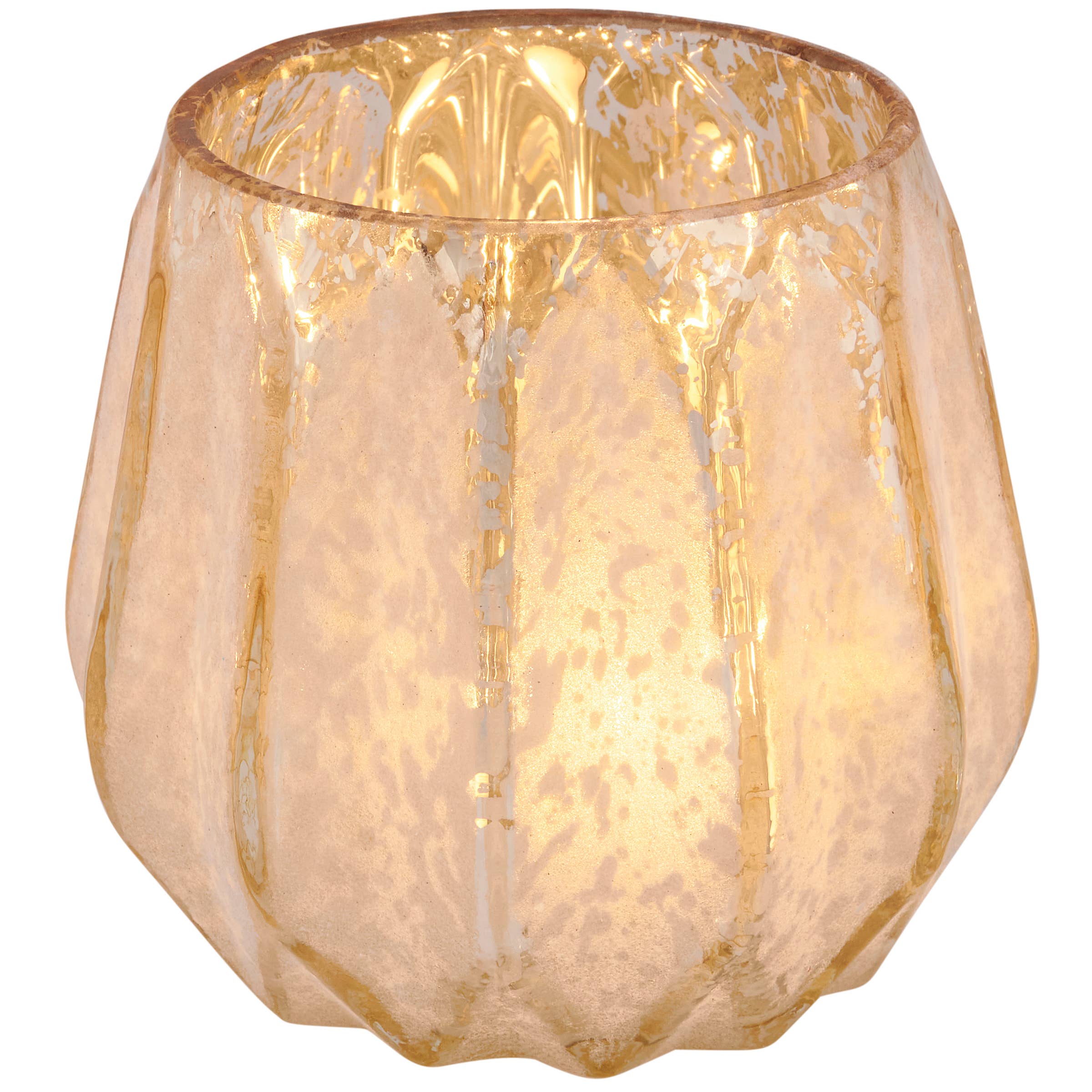 Blush Gold Candle Holder | Elegant Home Décor Accent