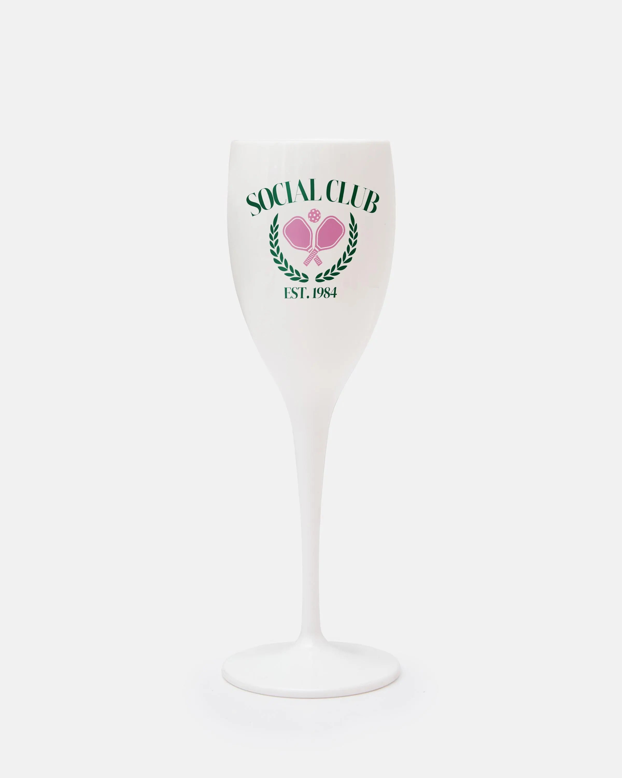 College Champagne Flute | Elegant & Fun Drinkware
