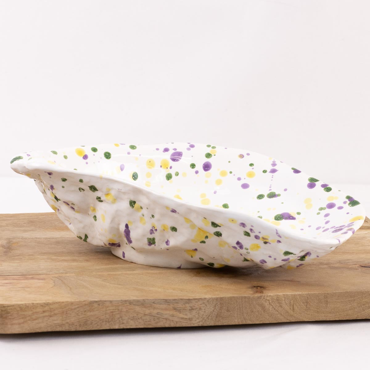 10" Mardi Gras Oyster Bowl | Festive & Functional Kitchen Serving Bowl