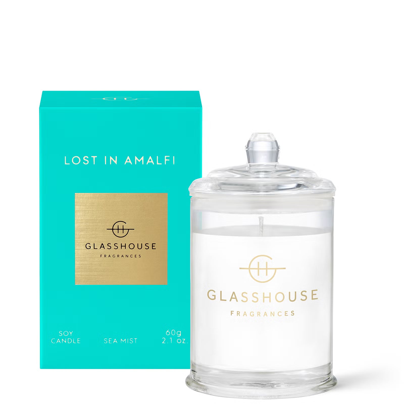 Glasshouse 2.1oz Candle | Travel-Size Luxury Scented Candle