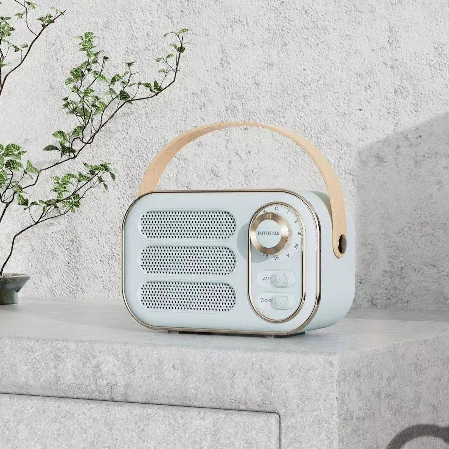 Mini Vintage Bluetooth Speaker | Portable Retro-Style Wireless Speaker